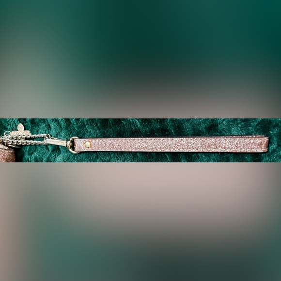 🩷💛 Michael Kors “Alex” Continental Wallet in Rose Gold Glitter - Picture 3 of 14